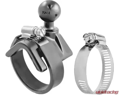 RAM Strap Hose Clamp Ball Base - RAM-B-108BU