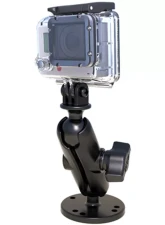 RAM Mounts Flat Surface 1" Ball Mount w/Universal Action Camera Adapter                                     - RAM-B-138-GOP1U - Image 4