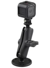 RAM Mounts Flat Surface 1" Ball Mount w/Universal Action Camera Adapter                                     - RAM-B-138-GOP1U - Image 2