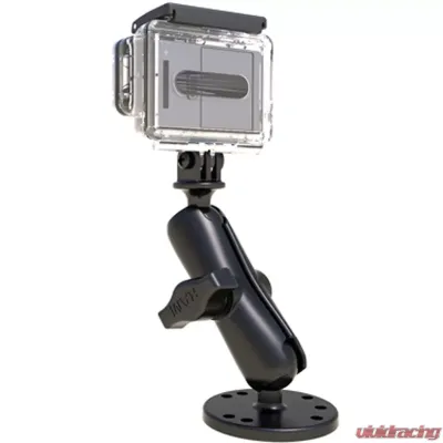 RAM Mounts Flat Surface 1" Ball Mount w/Universal Action Camera Adapter - RAM-B-138-GOP1U