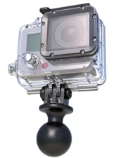 RAM Mounts Flat Surface 1" Ball Mount w/Universal Action Camera Adapter                                     - RAM-B-138-GOP1U - Image 4