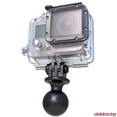 RAM Mounts Flat Surface 1" Ball Mount w/Universal Action Camera Adapter - RAM-B-138-GOP1U