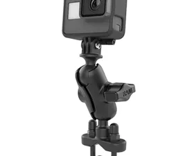 RAM Mounts Handlebar U-Bolt Mount w/Short Socket Arm & Universal Action Camera Adapter