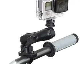 RAM Mounts Handlebar U-Bolt Mount w/Universal Action Camera Adapter