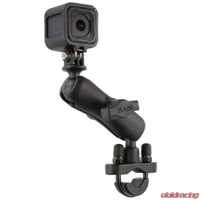 RAM Mounts Handlebar U-Bolt Mount w/Universal Action Camera Adapter - RAM-B-149Z-GOP1U