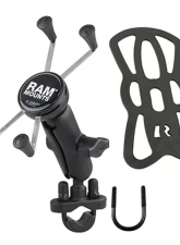 RAM Mounts Handlebar U-Bolt Mount w/Universal RAM Mounts X-Grip Large Phone/Phablet Cradle                                     - RAM-B-149Z-UN10U - Image 3