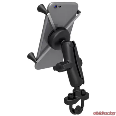 RAM Mounts Handlebar U-Bolt Mount w/Universal RAM Mounts X-Grip Large Phone/Phablet Cradle - RAM-B-149Z-UN10U