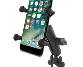 RAM Mounts Fork Stem Motorcycle Base w/Double Socket Arm and Diamond Base Adapter