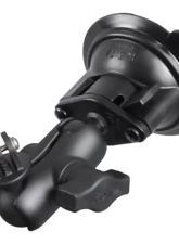 RAM Mounts Twist-Lock Suction Cup Mount w/Short Double Socket Arm & Universal Action Camera Adapter                                     - RAM-B-166-A-GOP1U - Image 3