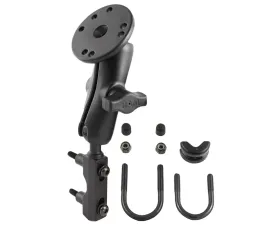 RAM Mounts Brake/Clutch Reservoir Mount w/Round Base Adapter that contains the AMPs Hole Pattern