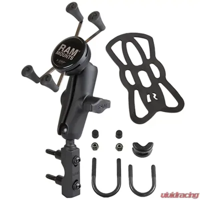 RAM Mounts Brake/Clutch Reservoir Mount w/Universal RAM Mounts X-Grip Cell/iPhone Cradle - RAM-B-174-UN7U