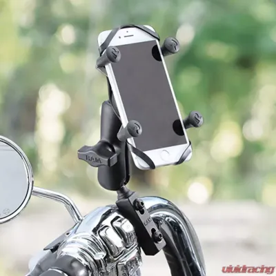 RAM Mounts Brake/Clutch Reservoir Mount w/Universal RAM Mounts X-Grip Cell/iPhone Cradle - RAM-B-174-UN7U