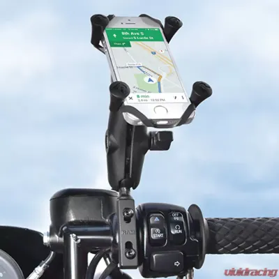 RAM Mounts Brake/Clutch Reservoir Mount w/Universal RAM Mounts X-Grip Cell/iPhone Cradle - RAM-B-174-UN7U