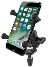 RAM Mounts Fork Stem Mount w/Short Double Socket Arm & Universal RAM Mounts X-Grip Cell/iPhone Cradle                                     - RAM-B-176-A-UN7U - Image 5