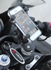 RAM Mounts Fork Stem Mount w/Short Double Socket Arm & Universal RAM Mounts X-Grip Cell/iPhone Cradle                                     - RAM-B-176-A-UN7U - Image 4