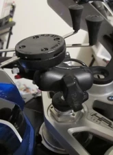 RAM Mounts Fork Stem Mount w/Short Double Socket Arm & Universal RAM Mounts X-Grip Cell/iPhone Cradle                                     - RAM-B-176-A-UN7U - Image 5