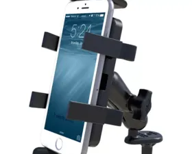 RAM Mounts Fork Stem Mount w/Universal Finger-Grip Phone/Radio Cradle
