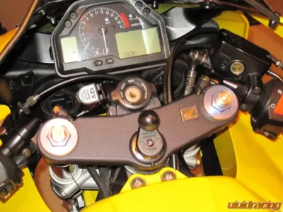 RAM Mounts Fork Stem Motorcycle Base w/Double Socket Arm and Diamond Base Adapter - RAM-B-176U