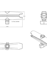 RAM Mounts Long Length Double Socket Arm for B Size 1" Balls                                     - RAM-B-201U-C - Image 4