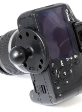 RAM Mounts 2.5" Round Base w/1" Ball & 1/4-20 Threaded Male Post for Cameras                                     - RAM-B-202AU - Image 3