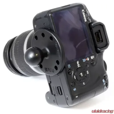 RAM Mounts 2.5" Round Base w/1" Ball & 1/4-20 Threaded Male Post for Cameras - RAM-B-202AU