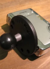 RAM Mounts 2.5" Round Base w/1" Ball & 1/4-20 Threaded Male Post for Cameras                                     - RAM-B-202AU - Image 4