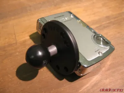 RAM Mounts 2.5" Round Base w/1" Ball & 1/4-20 Threaded Male Post for Cameras - RAM-B-202AU