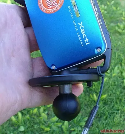 RAM Mounts 2.5" Round Base w/1" Ball & 1/4-20 Threaded Male Post for Cameras - RAM-B-202AU