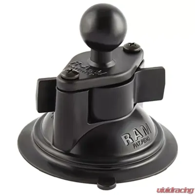 RAM Mounts 3.3" Diameter Suction Cup Base w/B Size 1" Ball - RAM-B-224-1U