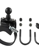 RAM Mounts Rail Base w/Zinc Coated U-Bolt ATV/UTV Strap & 1" Ball for Rails to 3.15" in Diameter                                     - RAM-B-231Z-2U - Image 3
