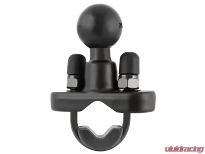 RAM Mounts Rail Base w/B Size 1" Ball. Zinc Coated U-Bolt for Rails from 0.5" to 1.25" in Diameter - RAM-B-231ZU
