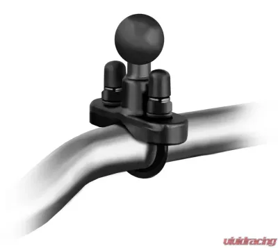 RAM Mounts Rail Base w/B Size 1" Ball. Zinc Coated U-Bolt for Rails from 0.5" to 1.25" in Diameter - RAM-B-231ZU