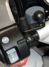 RAM Mounts 2.25" x 0.87" Motorcycle Base w/11mm Hole and 1" Ball                                     - RAM-B-252U - Image 2