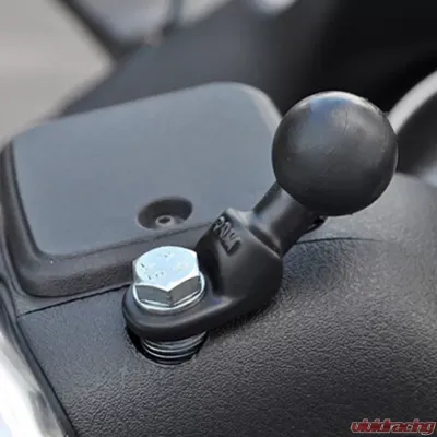 RAM Mounts Motorcycle Base w/9mm Hole and 1" Ball - RAM-B-272U