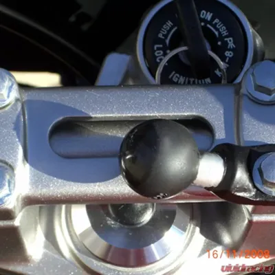 RAM Mounts Motorcycle Base w/9mm Hole and 1" Ball - RAM-B-272U