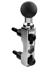 RAM Mounts Chrome Motorcycle Brake/Clutch Reservoir Base w/1" Ball                                     - RAM-B-309-1CHU - Image 4