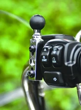 RAM Mounts Chrome Motorcycle Brake/Clutch Reservoir Base w/1" Ball                                     - RAM-B-309-1CHU - Image 4