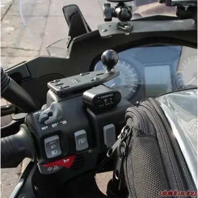 RAM Mounts Motorcycle Brake/Clutch Reservoir Cover Base w/1" Ball Offset - RAM-B-346U