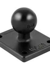 RAM Mounts 2" x 1.7" Base w/1" Ball that Contains the Universal AMPs Hole Pattern for the Garmin zumo TomTom Rider & Urban Rider                                     - RAM-B-347U - Image 2
