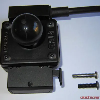 RAM Mounts 2" x 1.7" Base w/1" Ball that Contains the Universal AMPs Hole Pattern for the Garmin zumo TomTom Rider & Urban Rider - RAM-B-347U