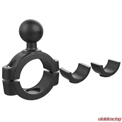 RAM Mounts Torque 1 1/8" - 1 1/2" Diameter Handlebar/Rail Base w/1" Ball - RAM-B-408-112-15U