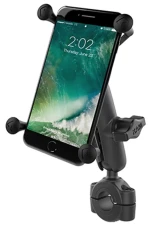 RAM Mounts Torque 3/4" - 1" Diameter Handlebar/Rail Base w/1" Ball Medium Arm and RAM Mounts X-Grip for Larger Phones                                     - RAM-B-408-75-1-UN10U - Image 4