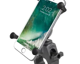 RAM Mounts Tough-Claw Mount w/Universal RAM Mounts X-Grip Large Phone Cradle