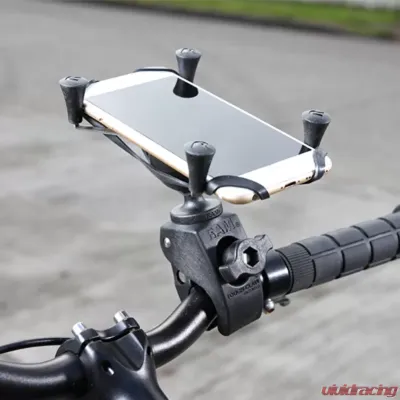 RAM Mounts Tough-Claw Mount w/Universal RAM Mounts X-Grip Large Phone Cradle - RAM-HOL-UN10-400U