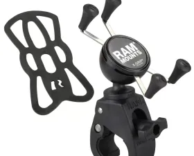 RAM Mounts Tough-Claw Mount w/Universal RAM Mounts X-Grip Phone Cradle
