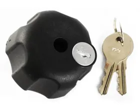 RAM Mounts Locking Knob w/1/4-20 Brass Hole for B Size Arms