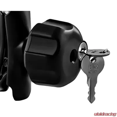 RAM Mounts Locking Knob w/1/4-20 Brass Hole for B Size Arms - RAM-KNOB3LU