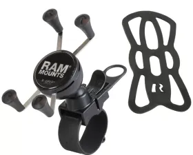 RAM Mounts EZ-Strap Rail Mount w/Universal RAM Mounts X-Grip Cell Phone Cradle