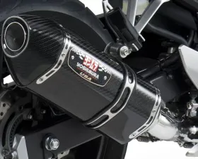 Yoshimura R-77 Stainless Slip-On Exhaust with Carbon Fiber Muffler Honda CBR500R | CB500F 2013-2015