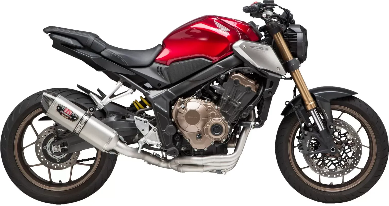 Yoshimura Race R-77 Stainless Full Exhaust with Stainless Muffler Honda CBR650F | CB650F | CB650R 2014-2020 - 12651AJ520